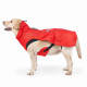 Превью Попона для собак средних пород теплая с удлиненным воротом XL красный (унисекс)