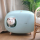 Превью Туалет-домик для кошек закрытый светло-зеленый 64x45x44 1