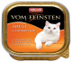 Превью Vom Feinsten Adult консервы для кошек старше 1 года, с домашней птицей и телятиной, 100 г