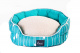 Превью Лежак с меховой подушкой Лин для кошек и собак мелких пород, 58х50х15 см, голубой