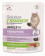 Превью Solution Sensitive сухой монобелковый корм для чувствительных и склонных к аллергии кошек, с уткой 300 гр