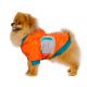 Превью Куртка для собак оранжевая