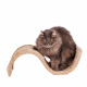 Превью Когтеточка-волна для кошек MARINE, бежевый-коричневый, 50х29х18 см 1