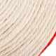 Превью Когтеточка-столбик для кошек Elis на подставке с шариком из сизаля, бежевый/красный, 31х31х50 см 5
