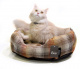 Превью Лежанка для кошек и собак мелких пород, 50х47х18 см, цвет в ассортименте