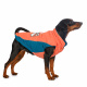 Превью Куртка для собак оранжево-голубая XS