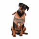 Превью Свитер с капюшоном для собак с оленьими рогами 50см 3XL бежевый (унисекс)