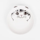 Превью Миска керамическая овальная с ушками для кошек, 14,8x5 см, белая 4