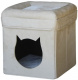 Превью Домик Mara для кошек мелких и средних пород, 39х39х42 см, бежевый