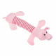 Превью Игрушка для собак Поросенок с пищалкой розовый 25 см
