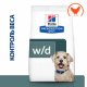 Превью Prescription Diet w/d Сухой диетический корм для собак при поддержании веса и сахарном диабете, с курицей, 1,5 кг