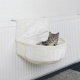 Превью Лежак-гамак подвесной на радиатор для кошек всех размеров, 45х13х33 см, белый 1