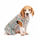 Превью Платье для собак в цветочек XL зеленый (девочка) 1