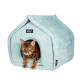 Превью Дом для кошек и собак мелких пород, 45х48х42 см, зеленый