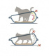 Превью Лоток для кошек Shuttle с высокими бортами 45х36х15,5 см 1