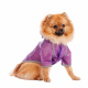 Превью Дождевик для собак с капюшоном S фиолетовый (унисекс)