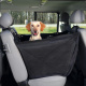 Превью Подстилка в автомобиль с боковыми стенками для собак всех размеров, 65х145см, черная-бежевая