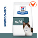 Превью Prescription Diet w/d Multi-Benefit Сухой диетический корм для кошек при поддержании веса и сахарном диабете, с курицей, 1,5 кг