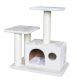 Превью Дом-когтеточка для кошек DIAMANTE с двумя площадками, светло-бежевый, 61x41x69 см