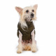 Превью Куртка на молнии для собак L зеленый (унисекс) 1