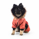 Превью Комбинезон с меховым капюшоном для собак XL оранжевый (унисекс)