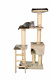 Превью Домик для кошек Montoro, высота 165 см, плюш, бежевый/коричневый