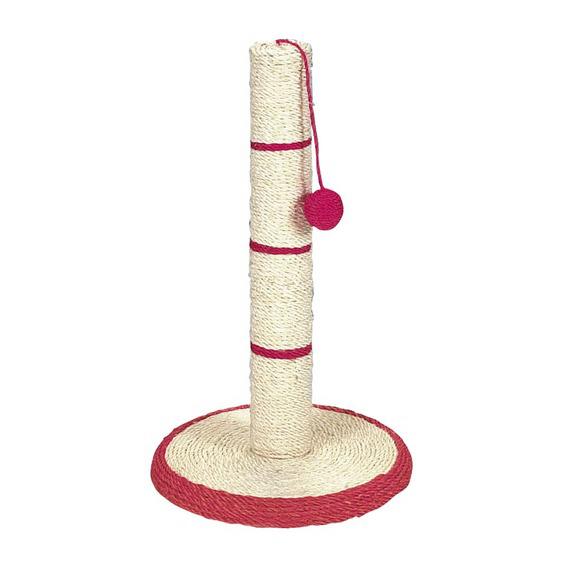Trixie Когтеточка-столбик (15х16х62 см) с игрушкой для кошек, цвет в ассортименте