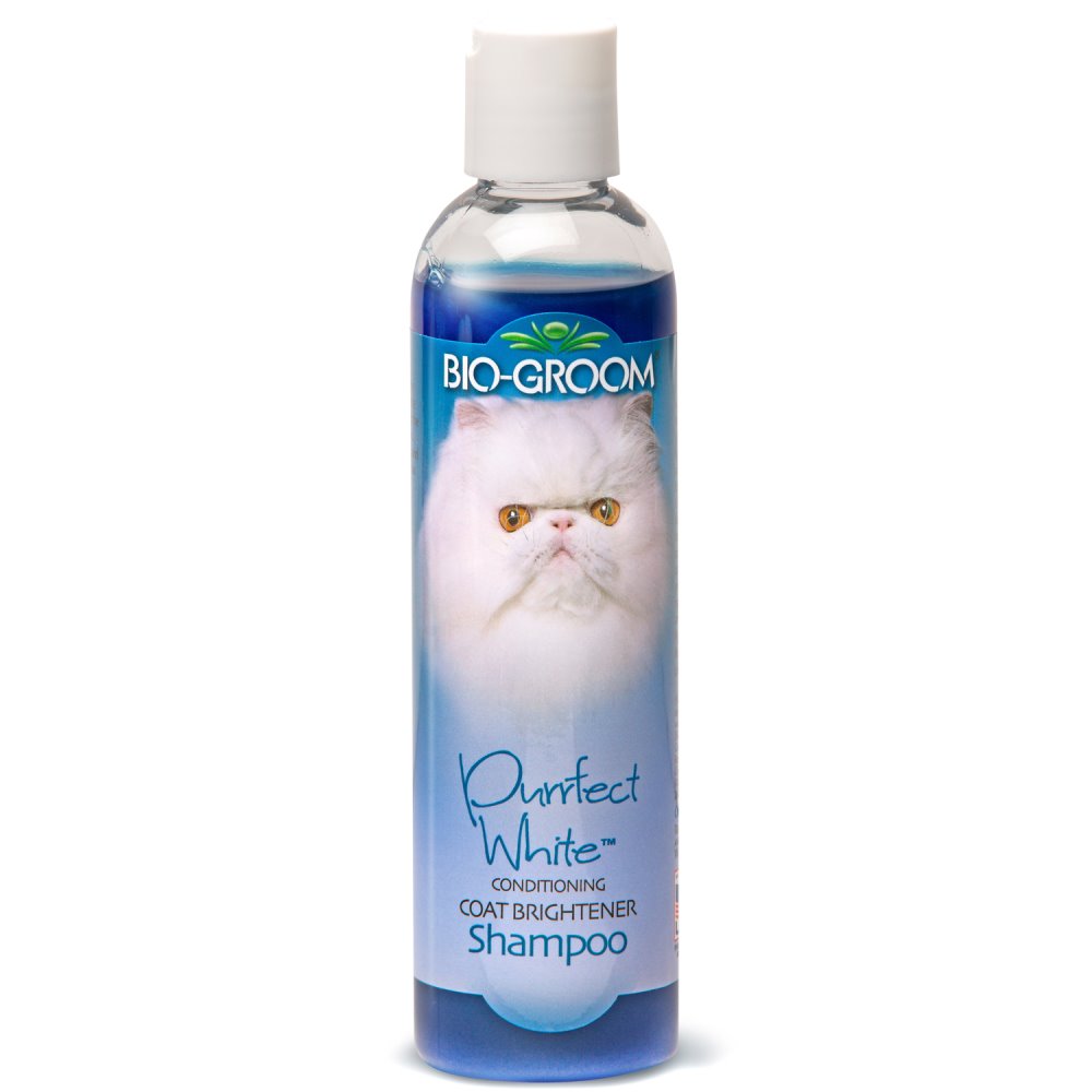 Bio-Groom Purrfect White Shampoo Кондиционирующий шампунь для кошек белого и светлых окрасов, 237 мл