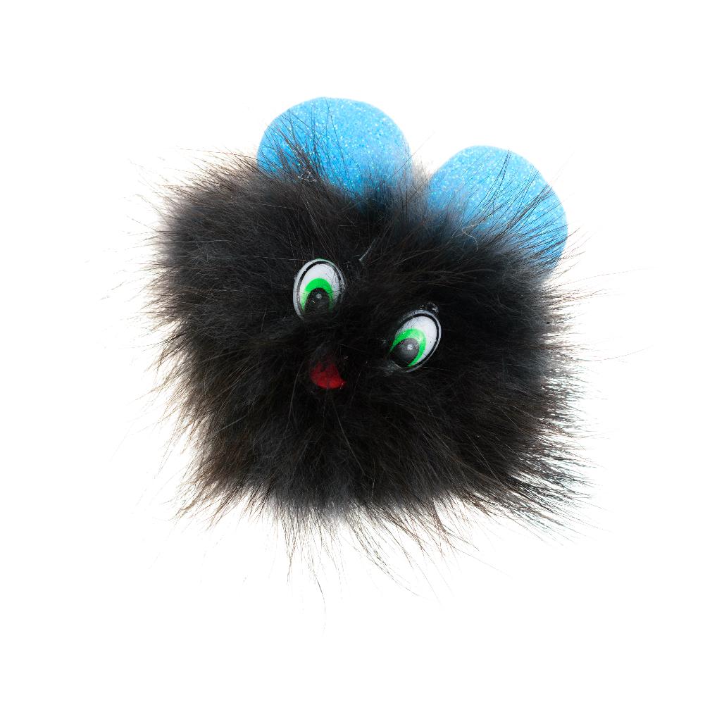 Pet Hobby Игрушка для кошек Пушистик, натуральный мех 10 см