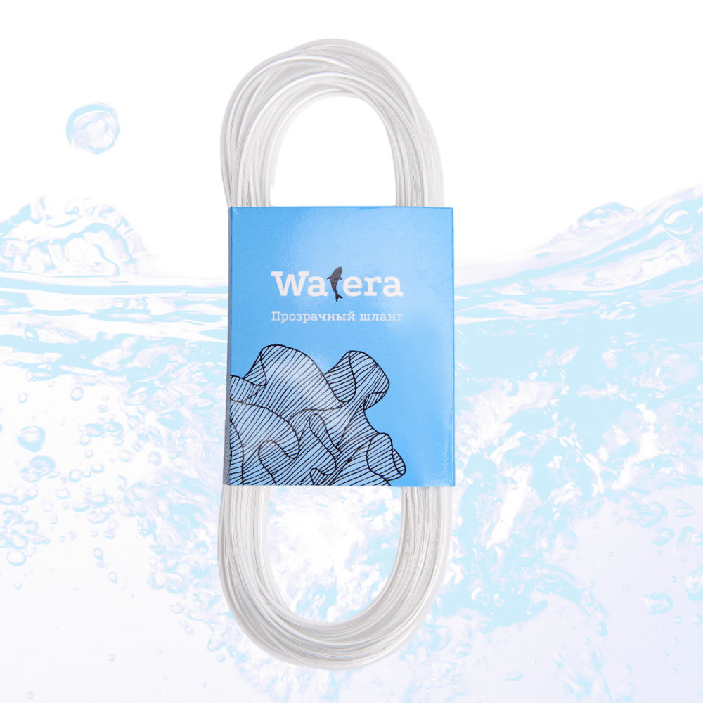 WATERA Шланг прозрачный для пресноводных и морских аквариумов, длина 3 м