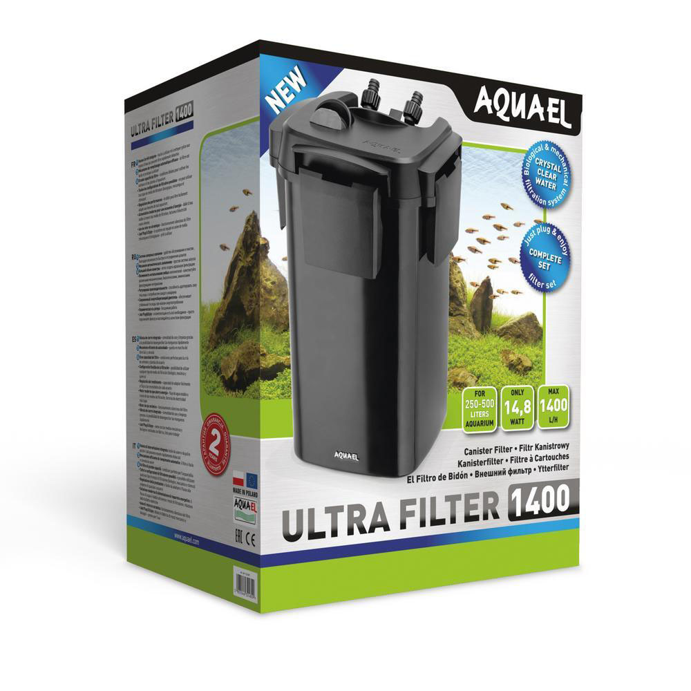 Aquael Внешний фильтр ULTRA FILTER 1400 для аквариумов объемом 250-500 л