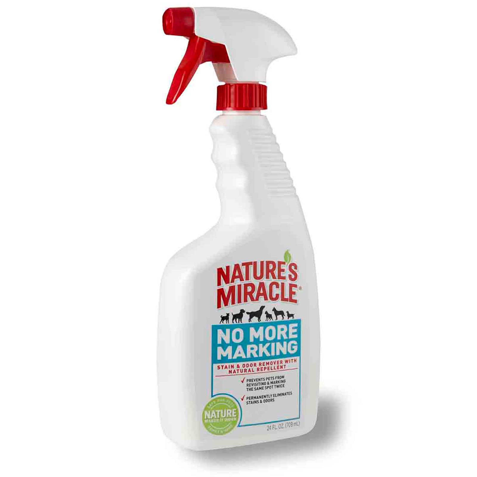Nature's Miracle Спрей-уничтожитель пятен и запахов против повторных меток для собак,709 мл