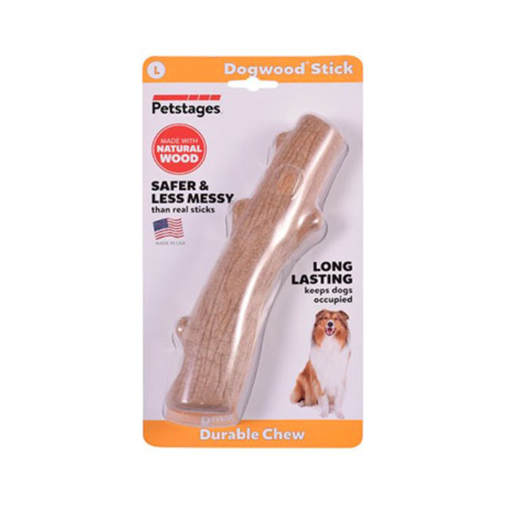 Petstages Dogwood stick Игрушка для собак палочка деревянная большая, 22 см