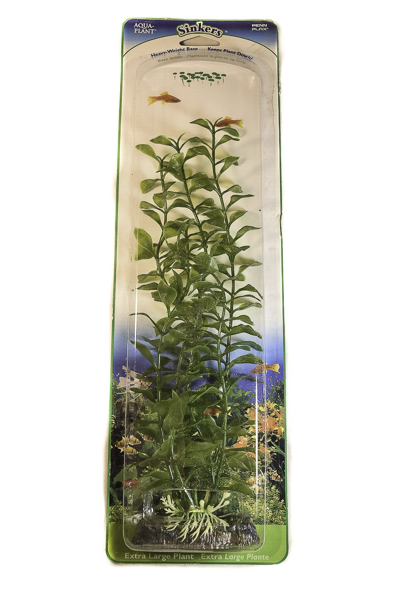 Penn Plax Растение AMBULIA 34см с грузом зеленое