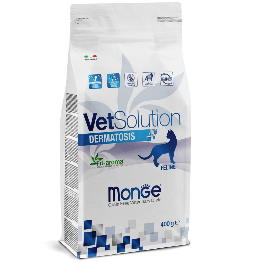 Monge VetSolution Cat Dermatosis корм сухой для кошек 400 г