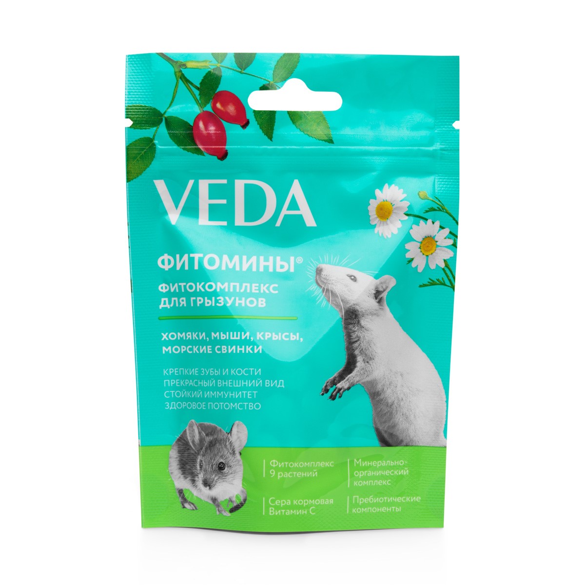 Veda Функциональный корм для грызунов Фитомины, 50 гр.