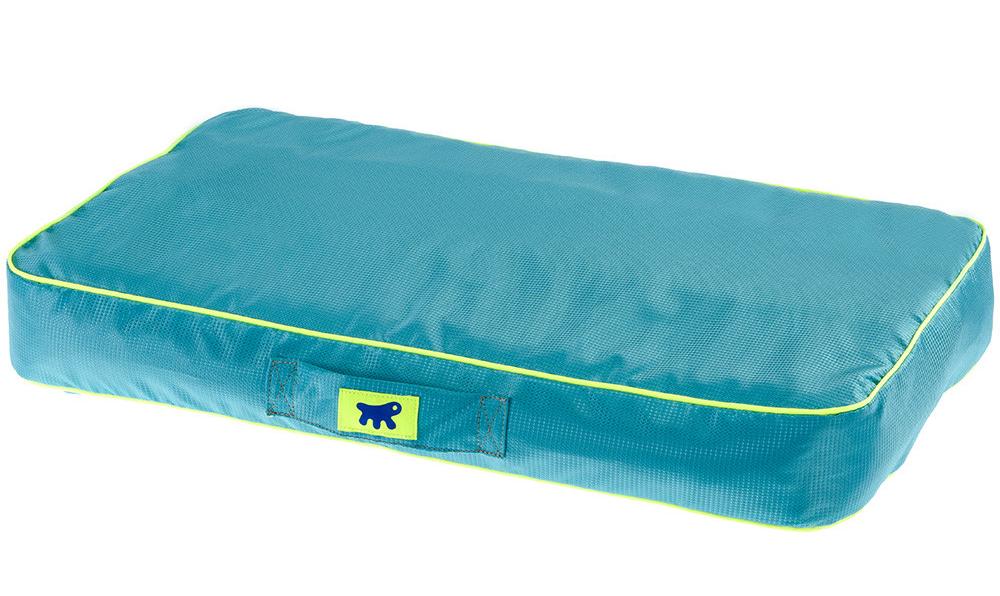 Ferplast Подушка из водоотталкивающей ткани Polo 95 для собак средних и крупных пород, 60х95х8 см, голубой