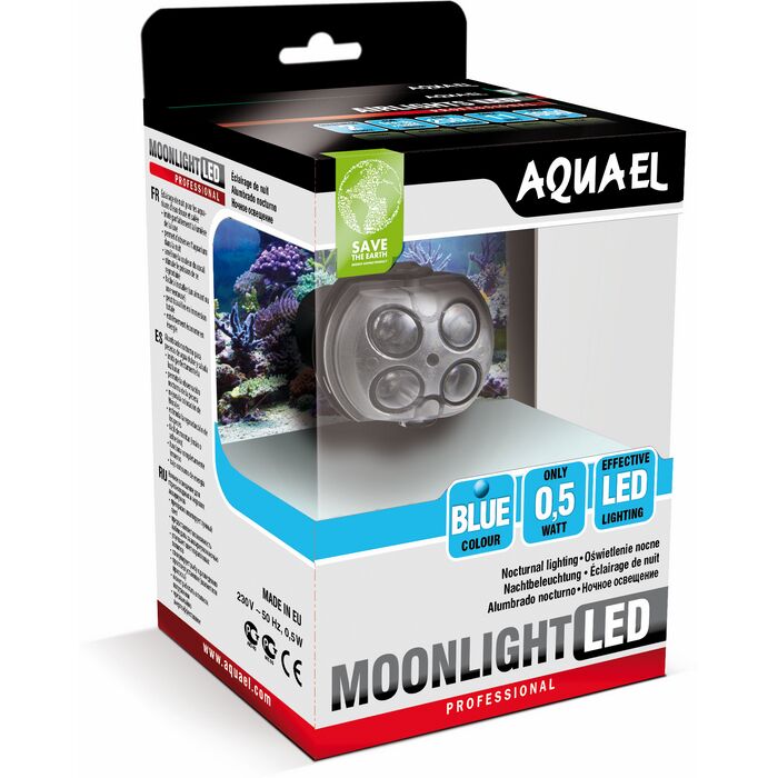 Aquael Акваэль MOONLIGHT LED Погружная лампа для ночного освещения (4*1Вт)(Акваэль)