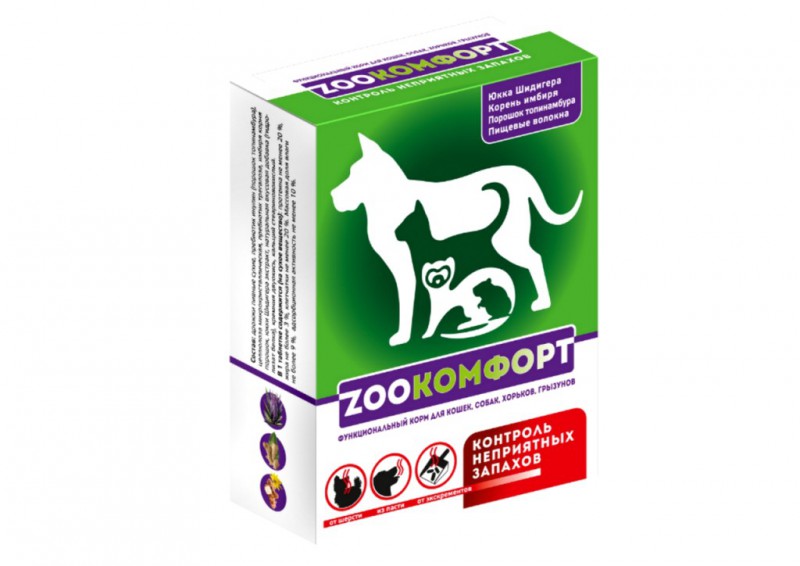 Фармакс ZOOкомфорт Функциональный корм для кошек и собак, 90 таблеток 