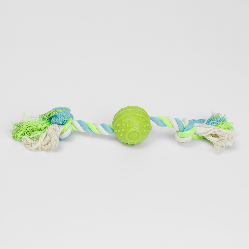 Rurri Игрушка для собак Мяч на веревке, 30х5х5см