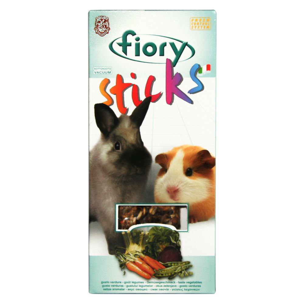 Fiory Sticks Палочки для кроликов и морских свинок с овощами, 2х50 г