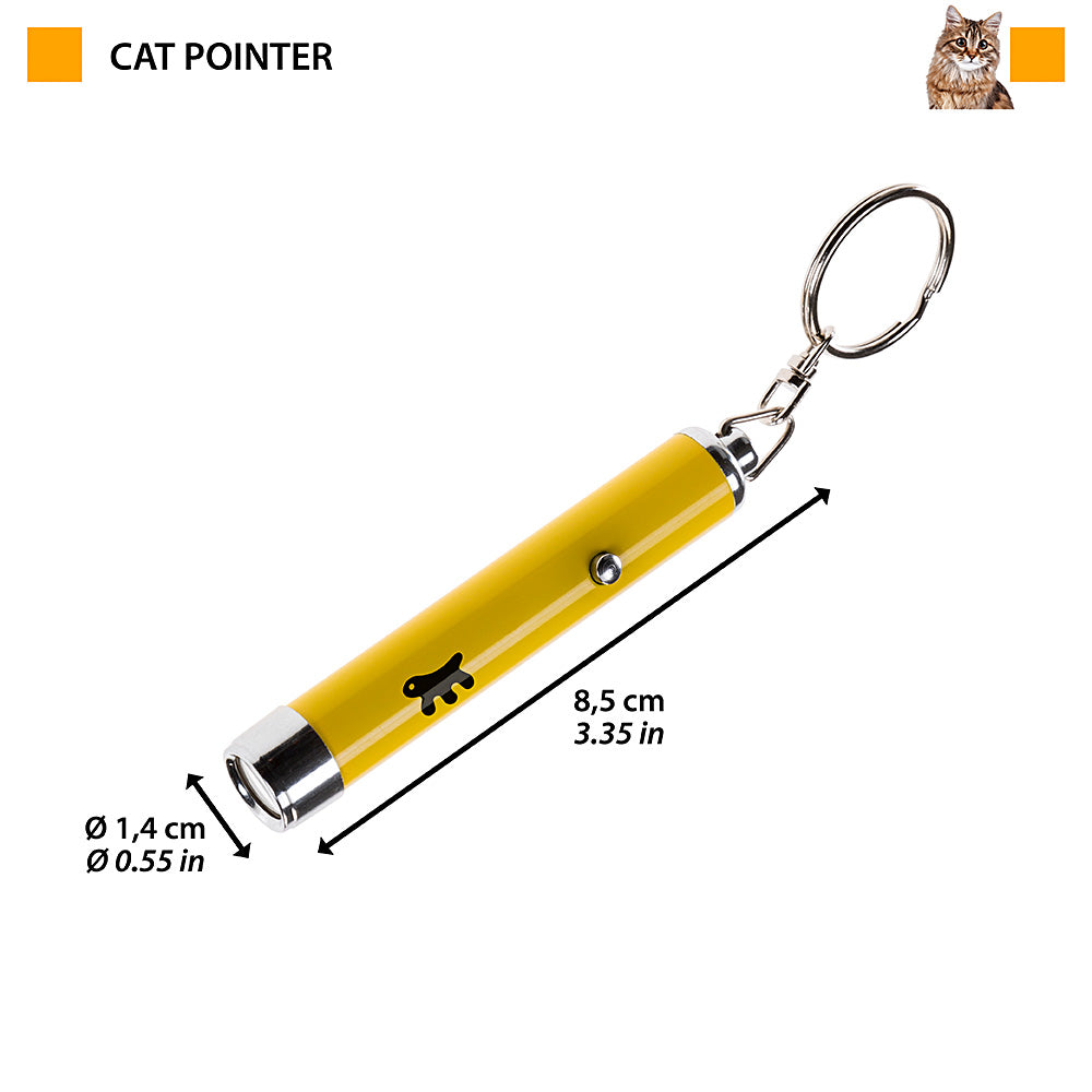 Ferplast Игрушка со светящимся LED-лучом для кошек Cat Pointer, 8,5 см 