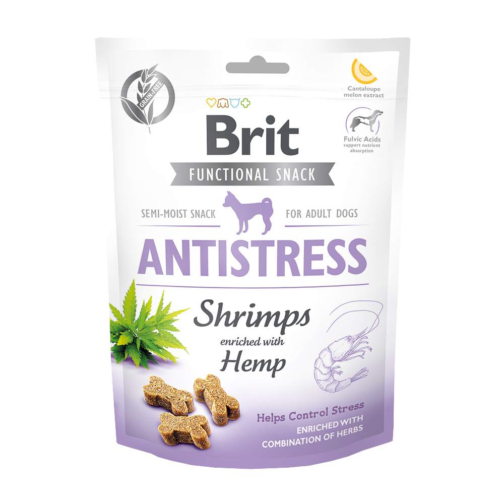 Brit Care Antistress Shrimps лакомство для собак 150г