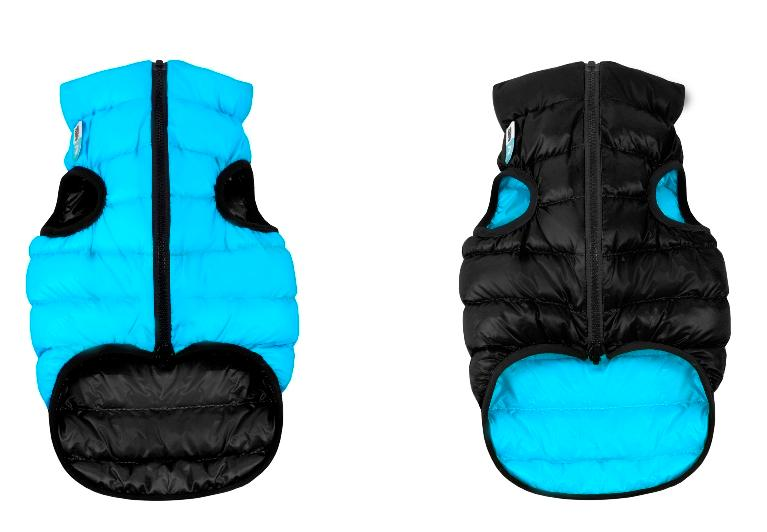 

AiryVest Курточка для собак двусторонняя, размер М 47, черно-голубая