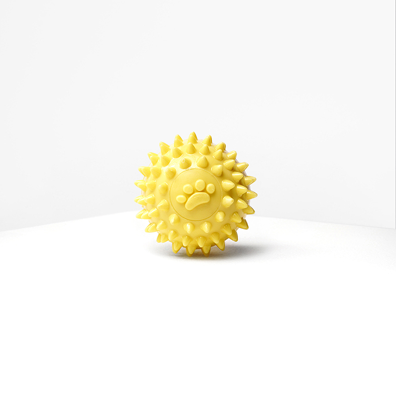 Barq Игрушка-мячик для зубов и десен - Dento Ball, Желтый