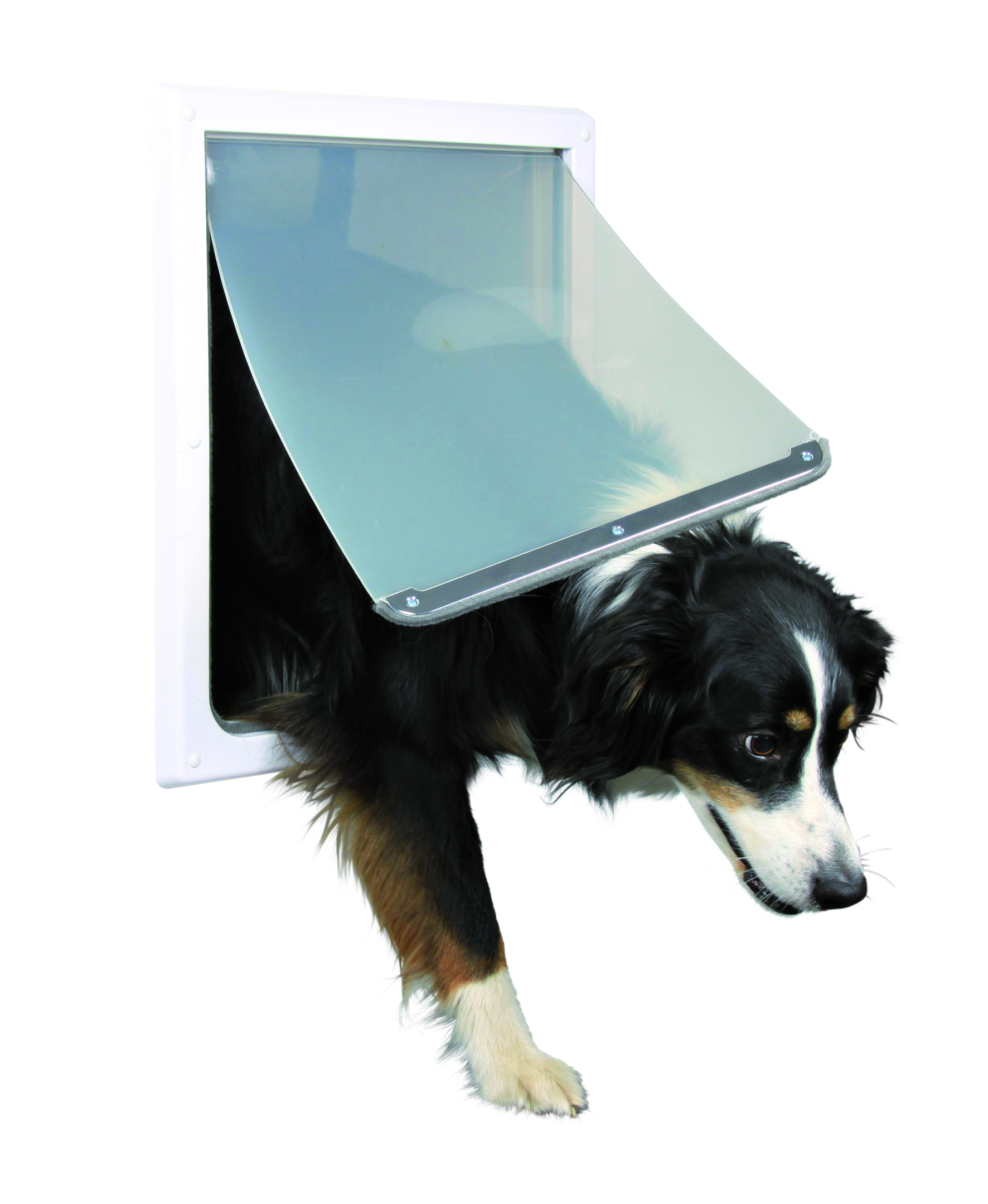Trixie Дверца для собак, 2 функции, (30,8х38см), пластик, белый