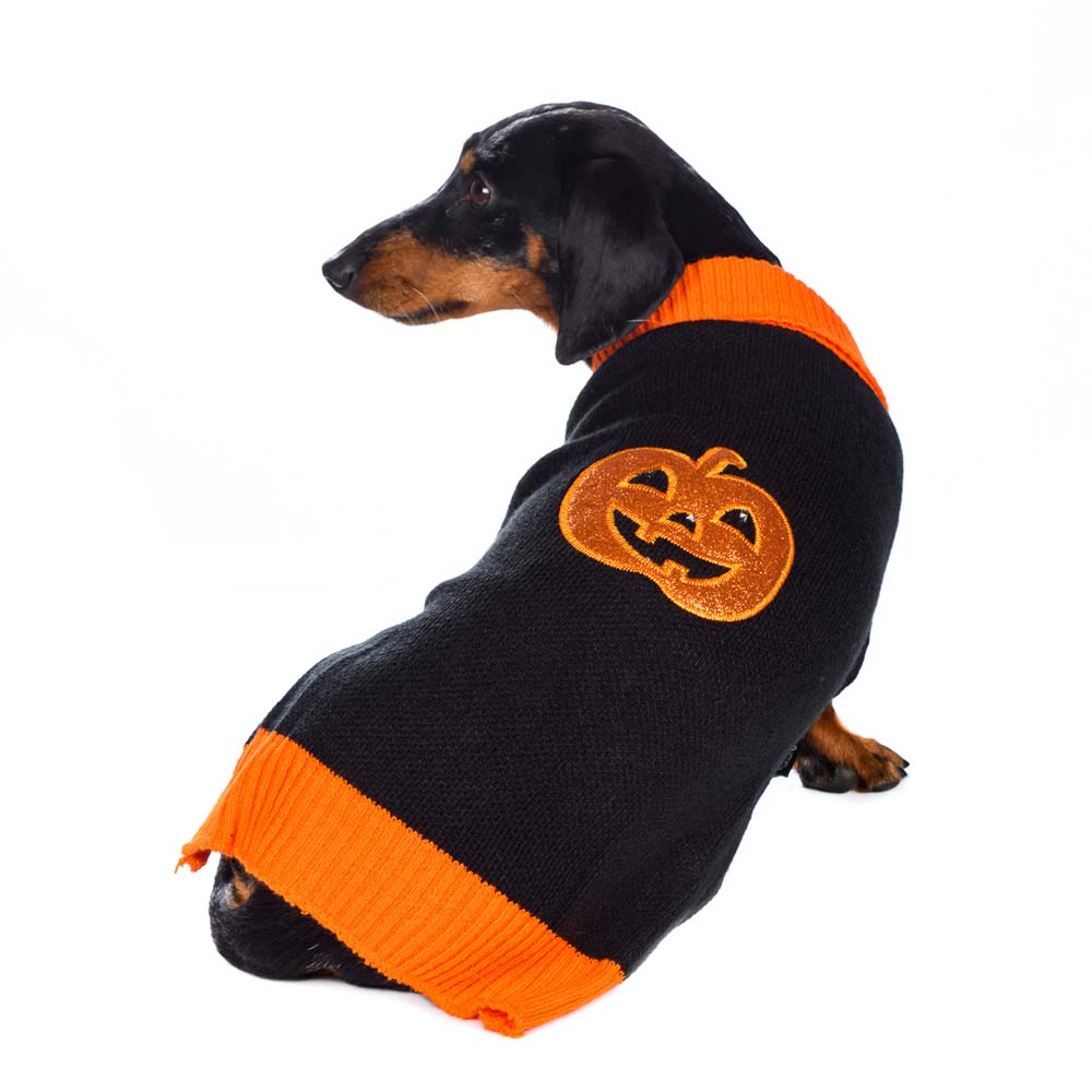 

Rurri Свитер черный с тыквой светящийся Led XS