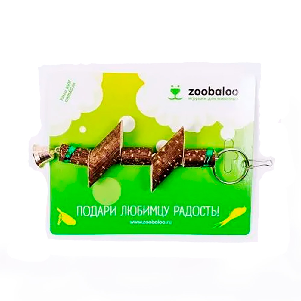 Zoobaloo Игрушка для птиц Деревянные брусочки 15 см