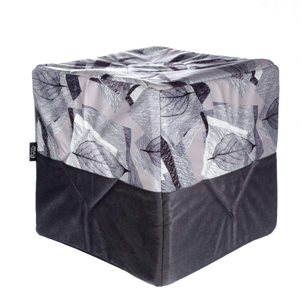Rurri Домик-трансформер Куб для кошек и собак мелких пород, 40x40x40 см, серый