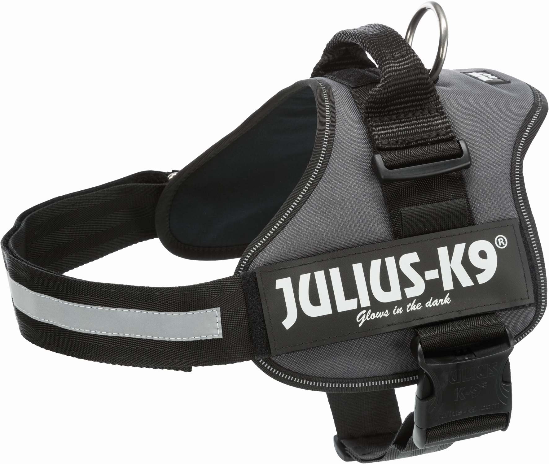 

Trixie Шлейка тренировочная Julius-K9, 3/XL–XXL: 82–116 см/50 мм, антрацит